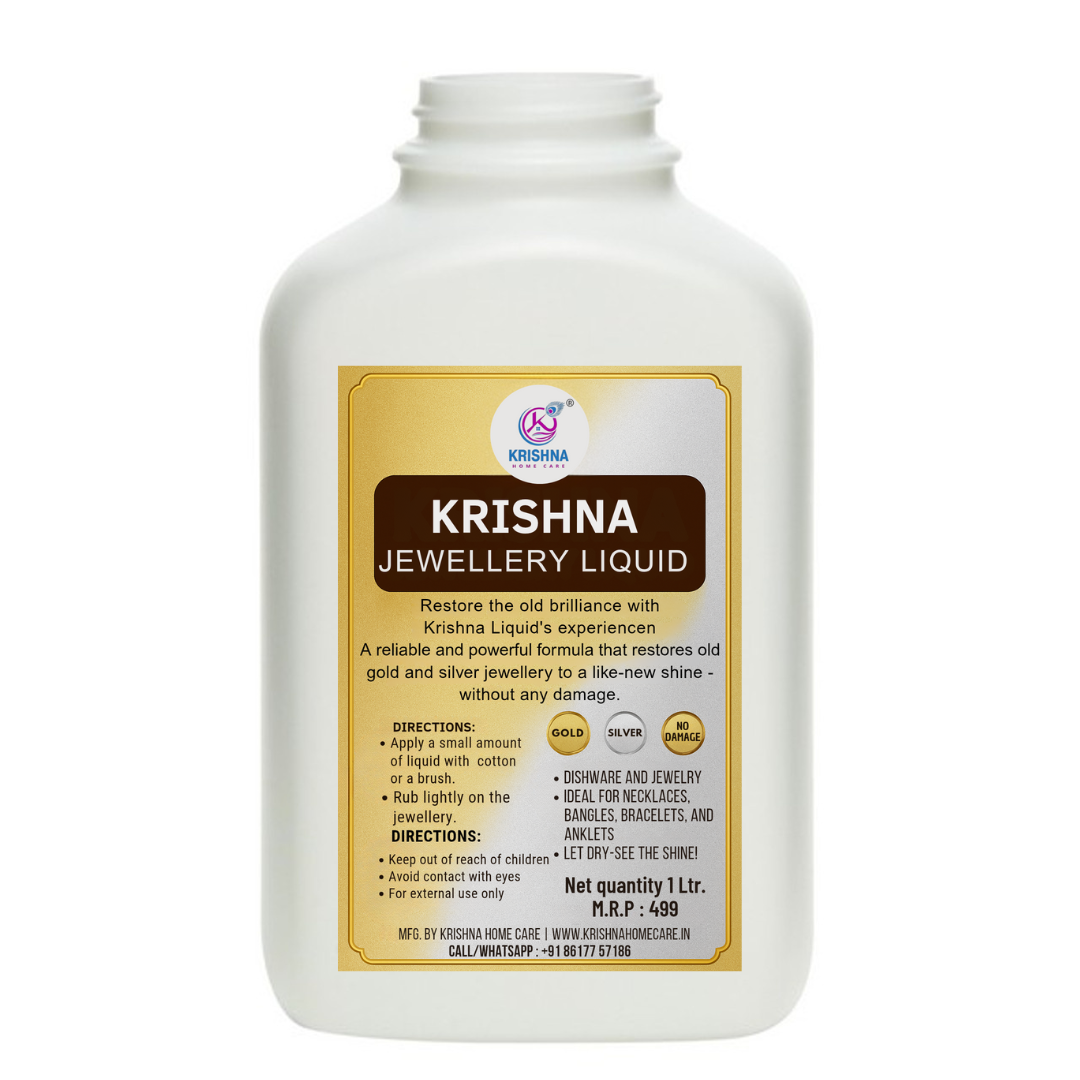 1 Litre Krishna Jewelry Cleaning Liquid