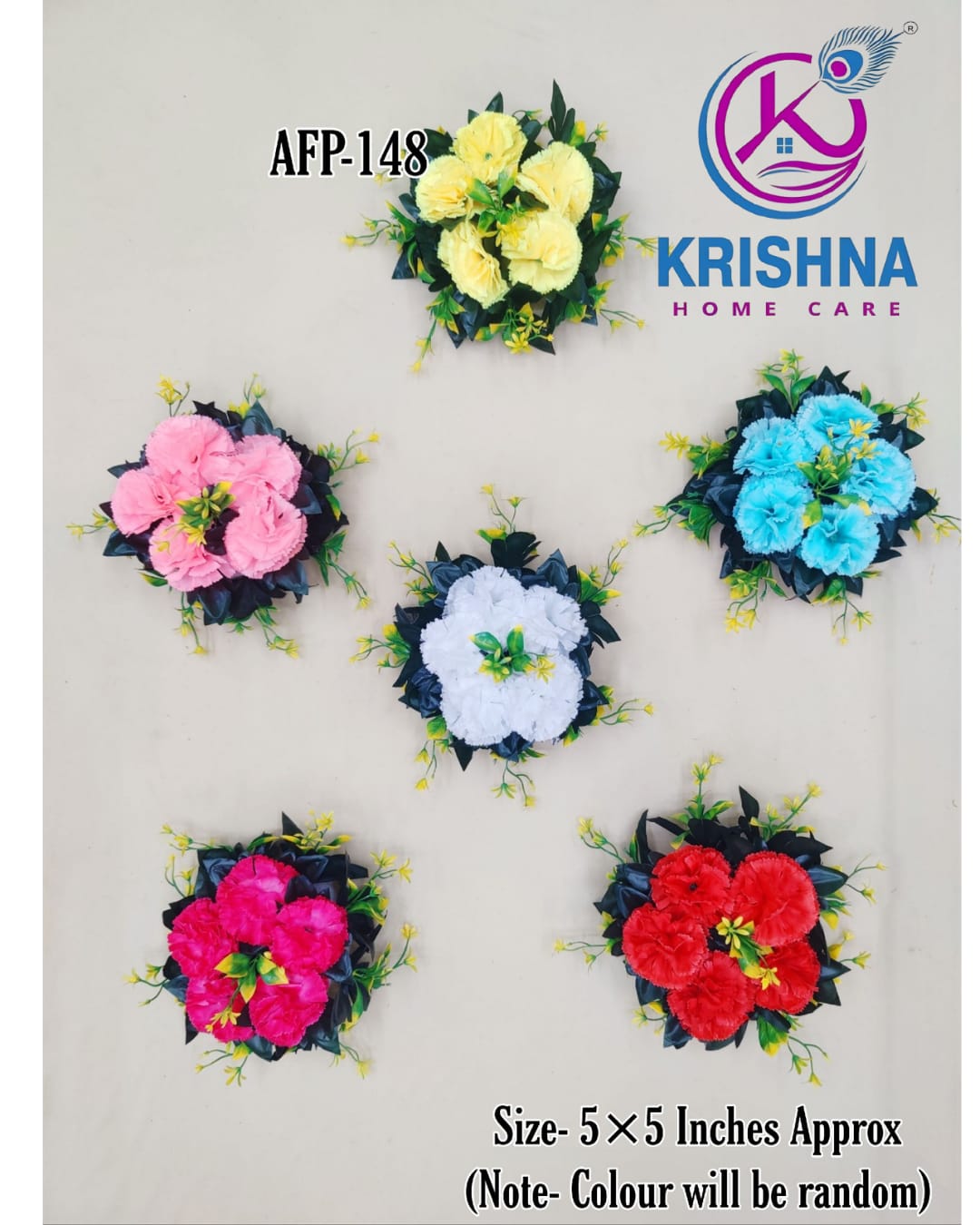 Krishna Flower Patta AFP-148 (1X12pics.)