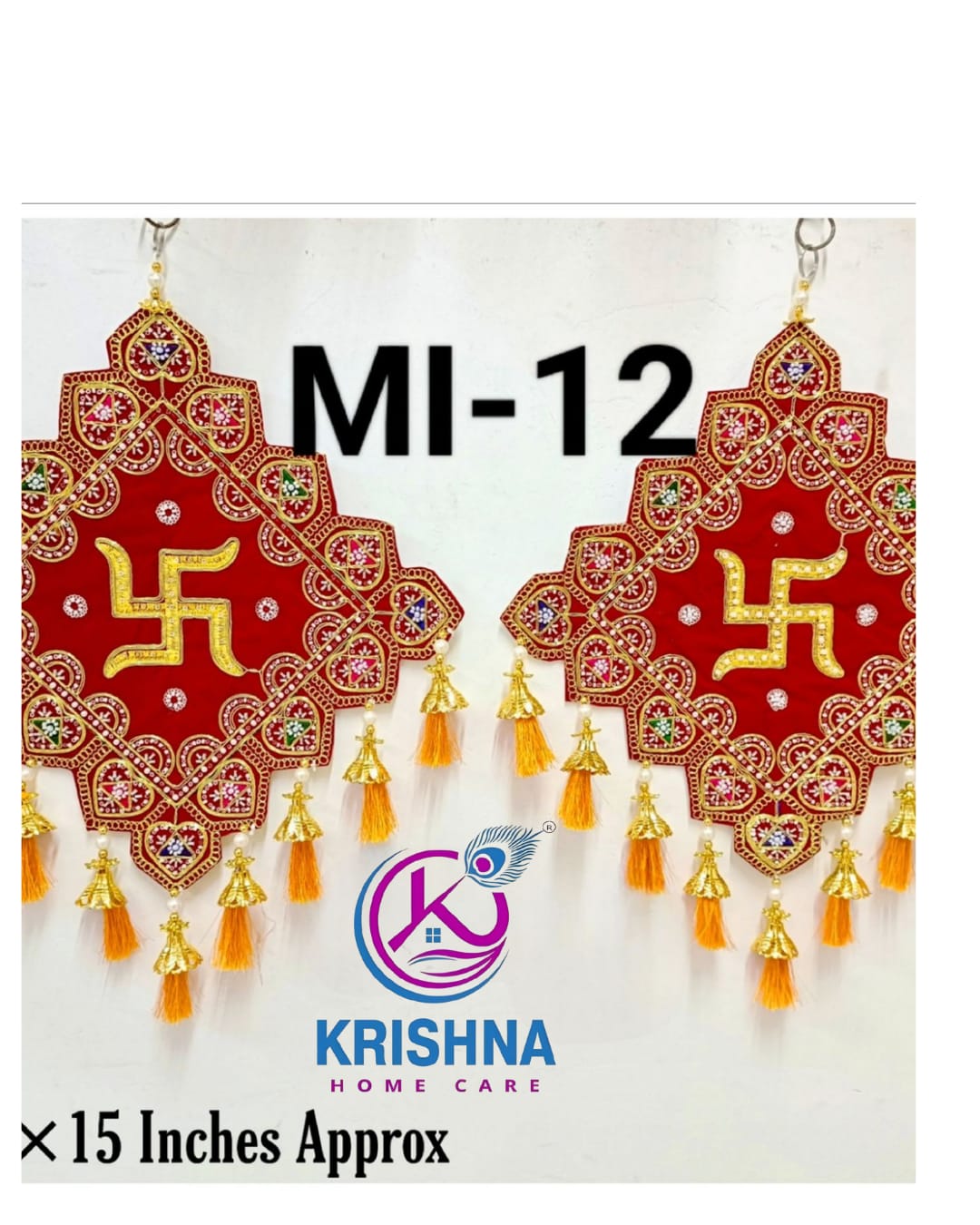Krishna Wall Hanging MI-12 ( 1x12 Pics.) 